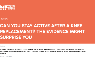 Can You Stay Active After a Knee Replacement? The Evidence Might Surprise You