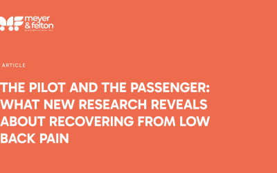 Blog 26 Meyer Felton The Pilot and the Passenger: What New Research Reveals About Recovering From Low Back Pain
